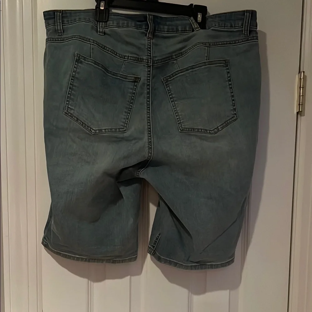 Ellos Woman’s Blue Denim Shorts Size 18
